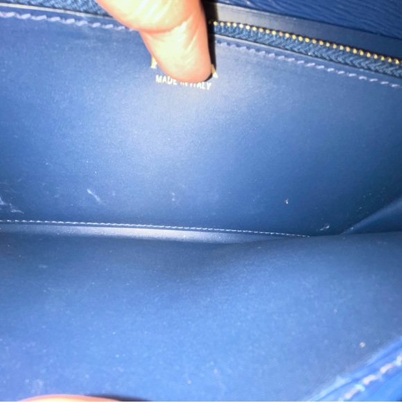 Slate Vitello leather Prada move wallet - Picture 9 of 13